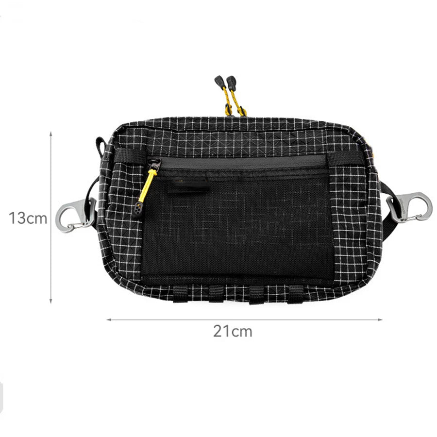 UHMWPE Fiber Outdoor Waist Bag Waterproof Crossbody Fanny Pack Lightweight Portable Pouch For Cycling Running Camping Hiking Tra