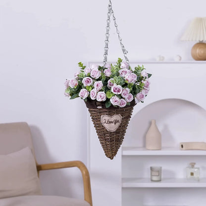 15 heads Artificial Silk Rose Flowers Bridal Bouquet for Home Wedding Floral Arrangement Garden Artificial Flowers DIYGift Decor