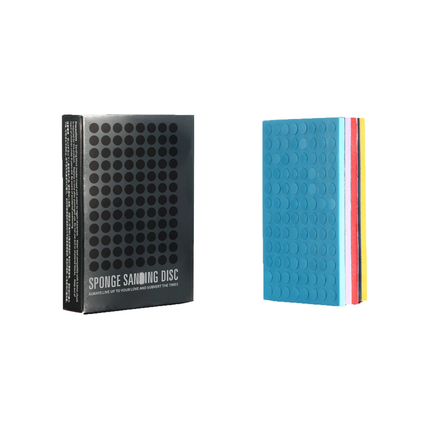 DSPIAE SS-C01 SS-C02 Self Adhesive Sponge Sanding Disc Sponge Sandpaper Double Side Abrasive Model Tools Polishing Sponge