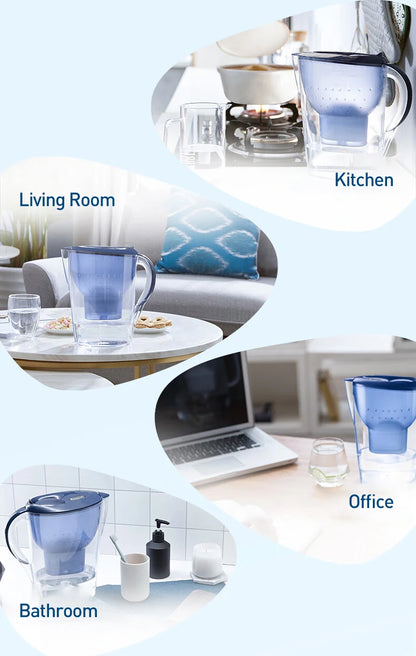 BRITA Oczyszczacz wody 3.5L Domowy dzbanek filtrujący wodę z wkładem filtrującym Dzbanek filtrujący wodę Seria Marella Ocean