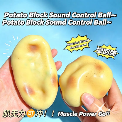 2026 Hot Crunchy Potato Squishy Stress Ball ASMR Squeeze Fidget Toy Decompression Sensory Toy For Adults Gift for Adult