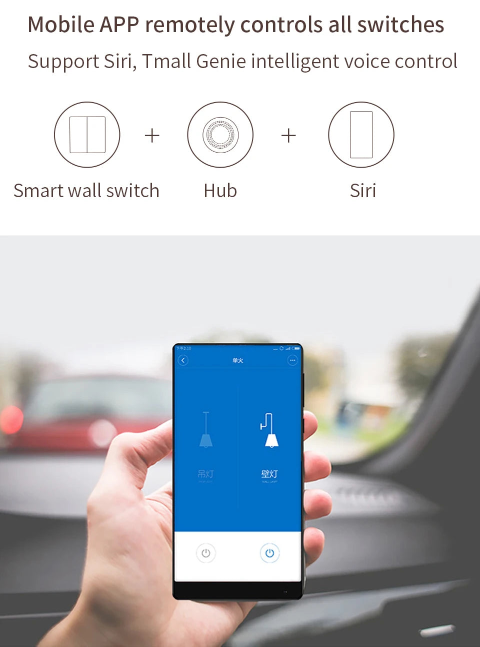 Aqara Smart Wall Switch D1 ZigBee Light Switch Button Smart Home Remote Control Fire Wire With /NO Neutral For Mi Home Homekit