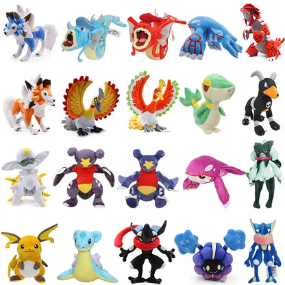 Pokemon Houndoom Cosmog Plush Toys Soft Arceus Gyarados Snivy Lapras Meowscarada Garchomp Greninja Animals Stuffed Peluche Dolls