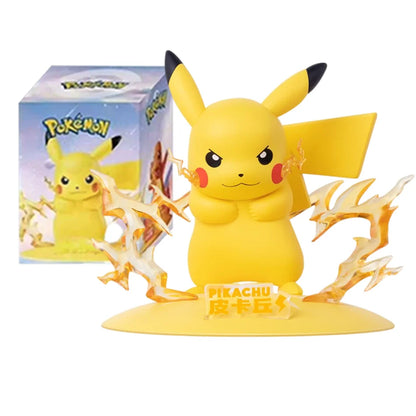 12 Pokémon Action Dolls Pikachu Blind Box Anime Models Desktop Decorations Pokémon Toys Children's Birthday Gifts