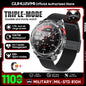 2026 New T-REX3 1100mAh Battery SmartWatch 10ATM Waterproof Compass Altitude HD Bluetooth call Sports Flashlight Smart Watch Men