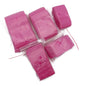 Rose Red Plastic bag Small Size 4x6cm 7x10cm Reclosable Poly Sealing bag PE Zipper Bag  Pink plastic packaging bag 100PCS/LOT