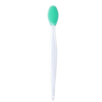 Skin Care Lip Exfoliating Facial Cleansing Face Scrub Nose Clean Brush Blackhead Remove Silicone Double-Sided Skin Care Tool