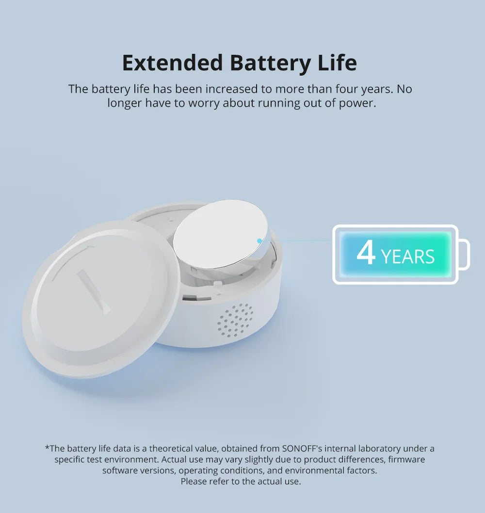 SONOFF SNZB-02P Zigbee Temperature And Humidity Sensor Smart Home Thermometer Detector Work With Alexa Google Home Zigbee Bridge