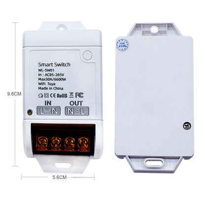 ZIGBEE/WiFi Smart Switch 30A 6600W/4000W Relay Module AC DC7-32V 85-250V Timer Home Automation Alexa Works with Tuya Smartlife