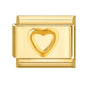 Fashion Women Men Gold Color Heart Butterfly Flower Italian Charm Link Fit 9mm Stainless Steel Bracelet DIY Jewelry