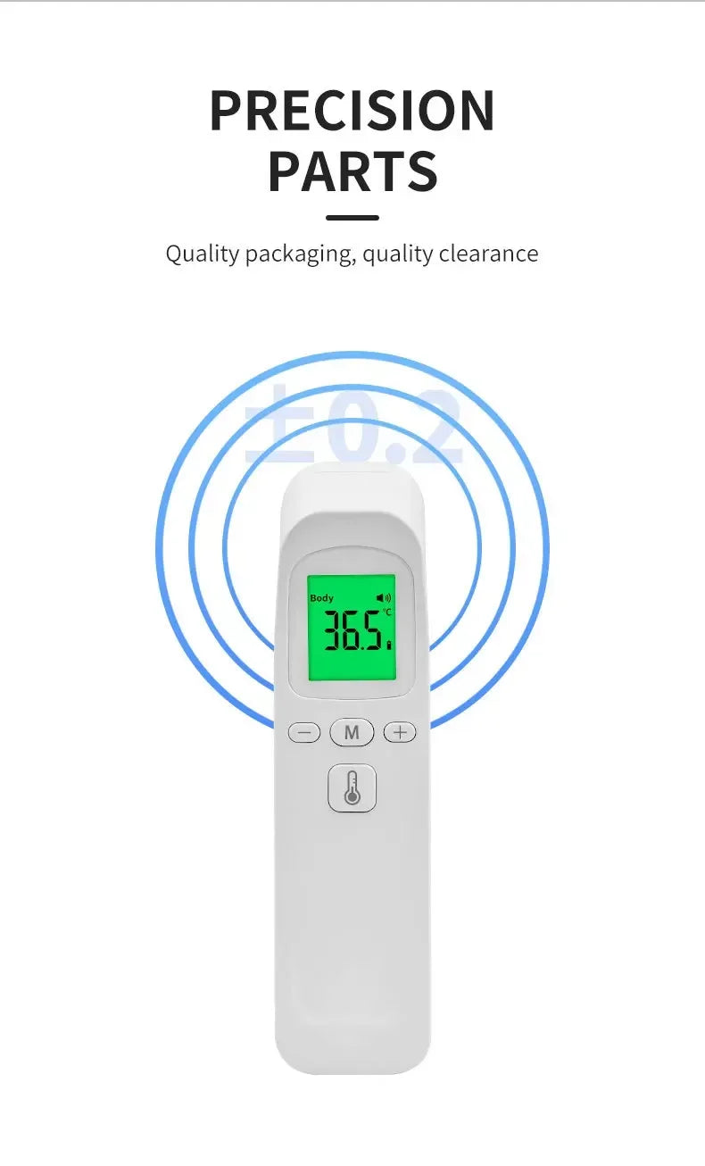 Infrared Fever Thermometer Medical Household Digital Infant Adult Non-contact Laser Body Temperature Ear Thermometer Oximeter