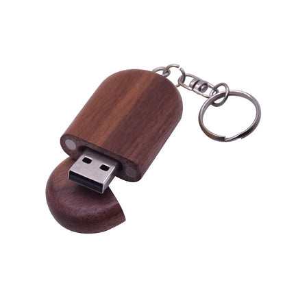 Creative Bamboo and Maple Wood Customize Logo Walnut Pendrive with Key Chain Usb Flash Drive 4GB 8GB 16G 32GB Usb Stick 2.0 Gift