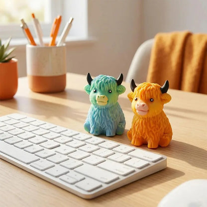 Highland Cow Sensory Toy For Slow Rising Squeeze Sensory Toys Highland Cow Stress Balls Gift Anxiety Relief Fidget Party Favor