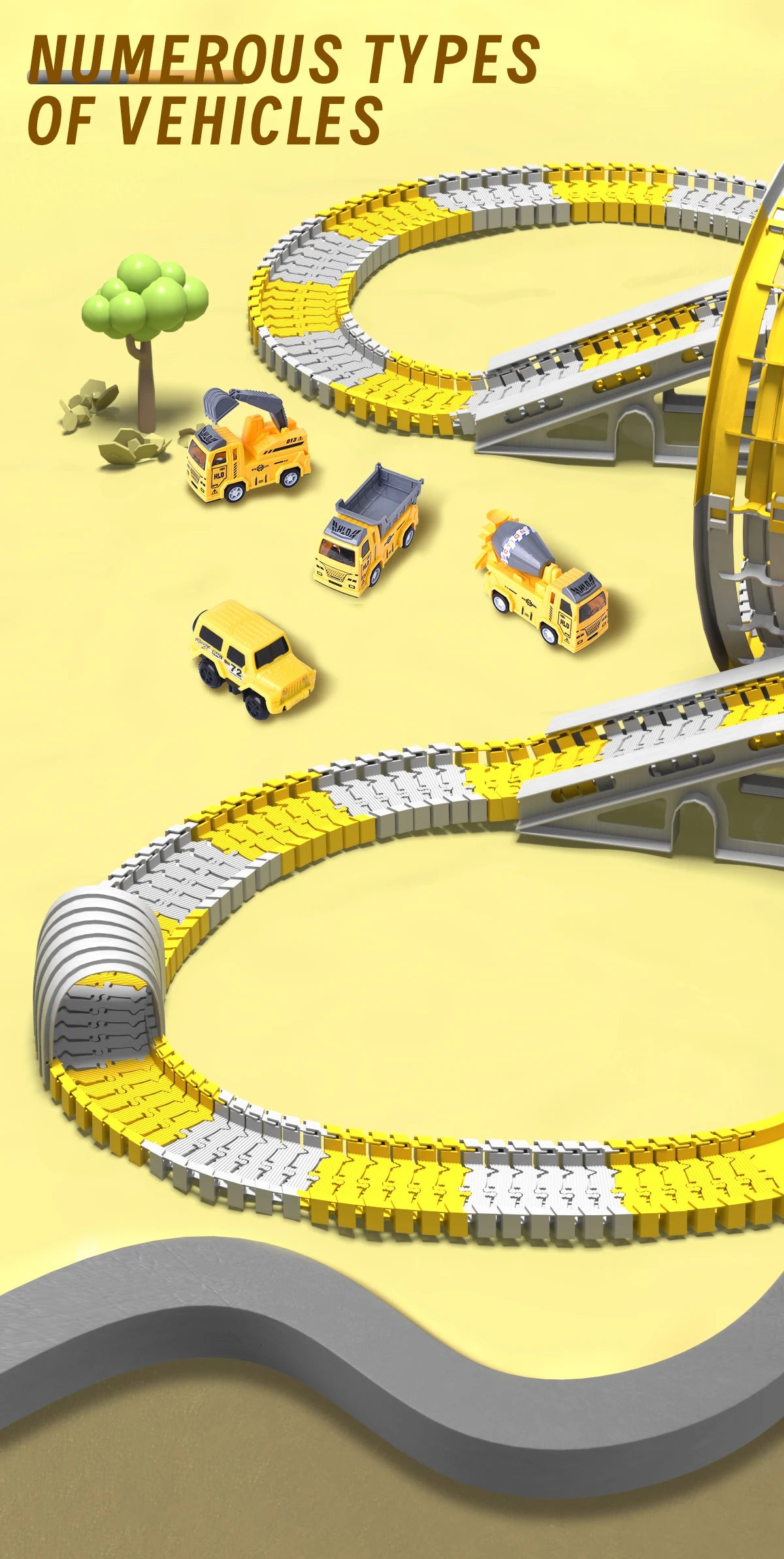 Kids Electric Track Toy Engineering Minin Car Set Puzzle Boy Toys Track Car Train Toys For Children Birthday Gifts