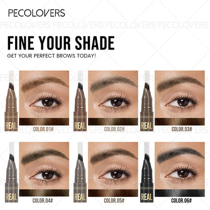 1PC Liquid Eyebrow Pencil - Multi-Function Hairline Filling, Ideal for Holiday Makeup (Christmas)