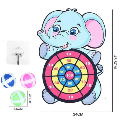 Sticky Ball Dart Board Target Sports Game Toys For Children Outdoor Party Toys Target Sticky Ball Throw Educational Board Games
