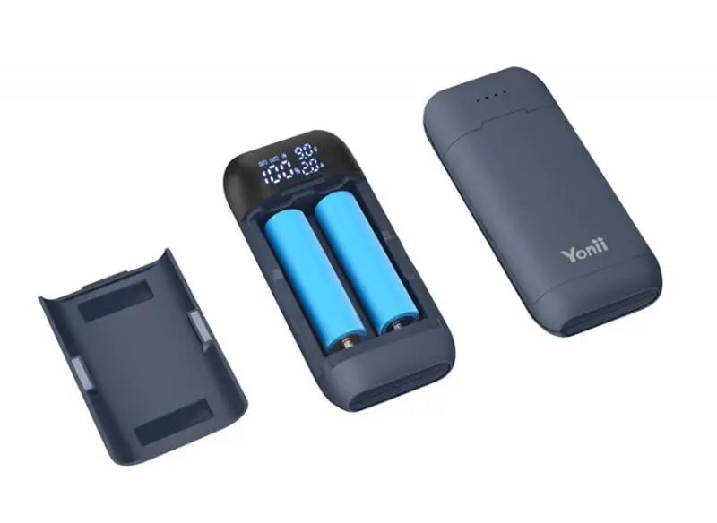 18650 Battery Charger Case DIY Power Bank Box Portable QC 3.0 PD 18W Fast Charging Case for 18650 21700 20700 Lithium Batteries