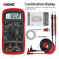 Digital Multimeter Professional ANENG AN8205C AC/DC Voltage Meter DC Current Resistance Diode -40℃~1000℃ LCD Backlight Tester
