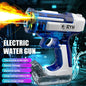 Electric Water Gun with Lights Continuous Firing Squirt Gun Long Range Shooting Watergun Mist Spray Water Pistol Outdoor Toy