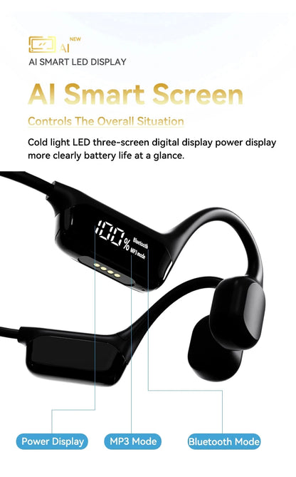 LonMao S10 Wireless IPX8 Swimming Bone Conduction Headphone Bluetooth 32GB MP3 Player Hifi Bass Music Sport Earphone