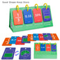 104PCS Educational Toys Decimal Fraction Percentage Conversion Cards Table Model Kids Thinking Cognition Training Aid