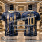 2026 Messi Football Fans Commemorative Jersey Quick Dry Breathable Casual Sports Soccer Shirt Short Sleeve Tee for Kids Adults