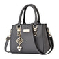 Trendy Leather Handbags Women Girls Shoulder Bag Large Capacity Open Pocket Messenger Bag High Quality Shopping Bag