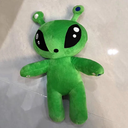 15/35CM Green Alien Kawaii Plush Toys Cute Soft Stuffed Pillow Doll Cartoon Anime Dolls for Kid Birthday Christmas Gift