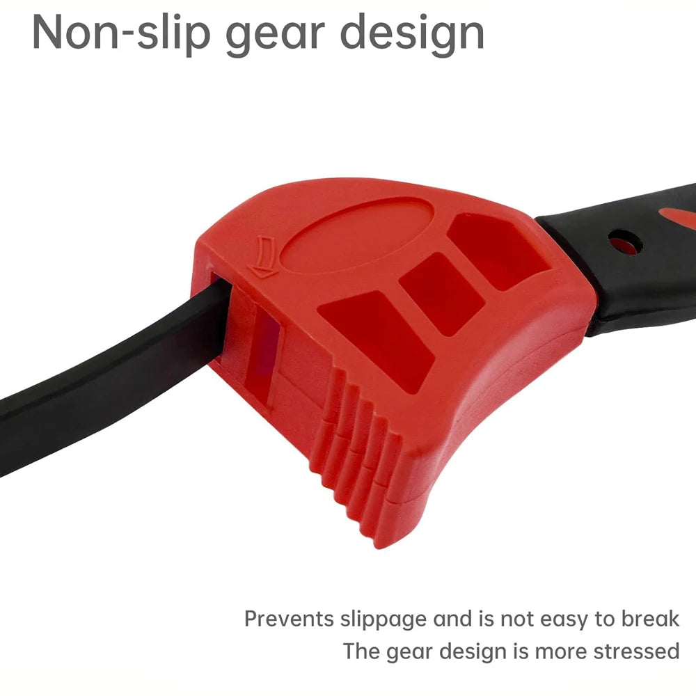 6inch Multifunctional Belt Wrench Oil Filter Puller Strap Spanner Chain Wrench Strap Opener Adjustable Disassembly Tool