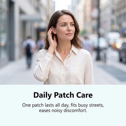 Tinnitus Relief Ear Patch Natural Herbal Formulas For Safe Ear Relief Reduces Ringing And Discomfort For Daily Ear Care Routine