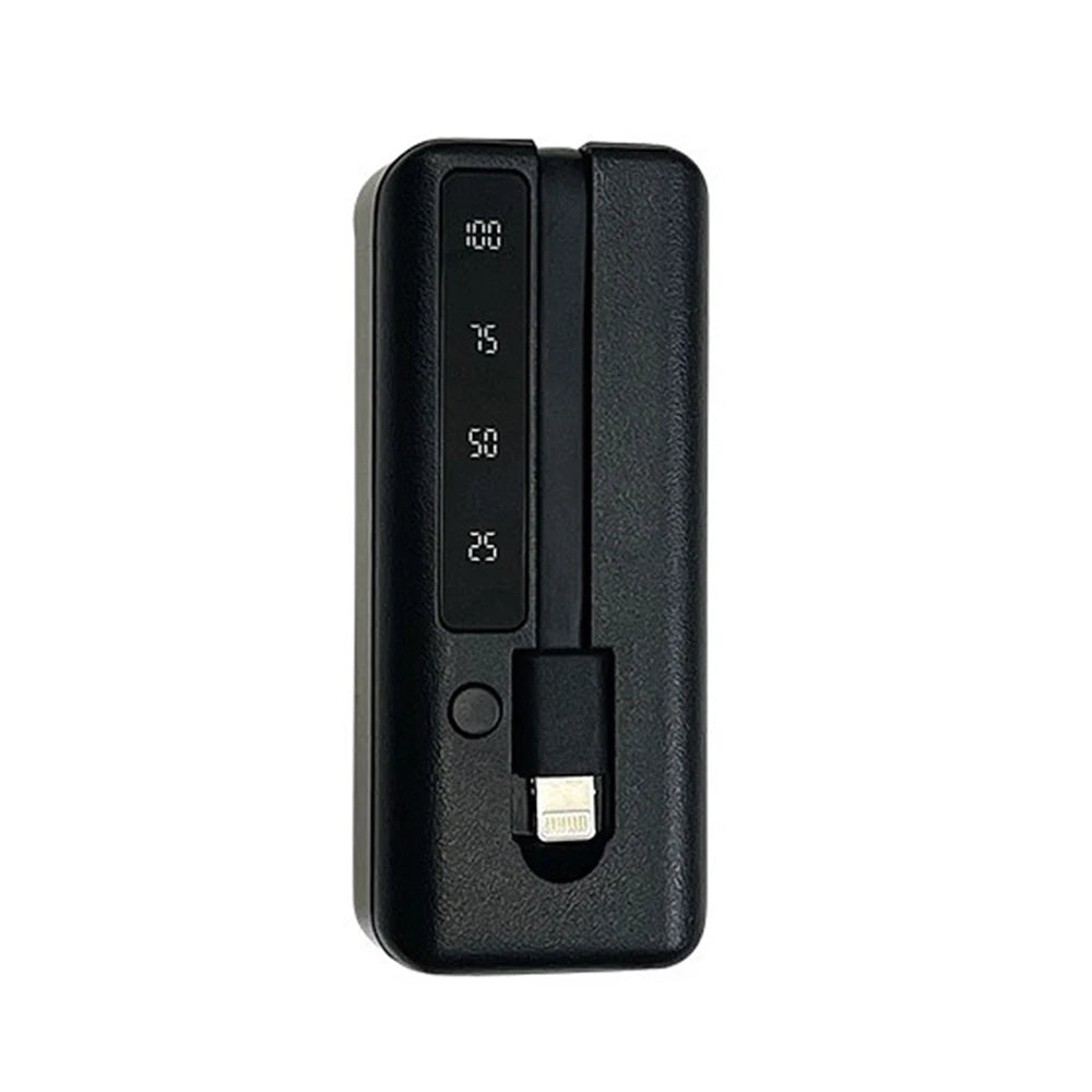 1*18650/18700/20700/21700 Battery Charger Type-C USB Ports Power Bank Case DIY Shell Kit Cell Phones Powerbank Box with Cable
