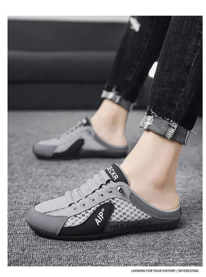 Brand protection  new men's lightweight non-slip breathable wear-resistant running sports fashion versatile casual shoes