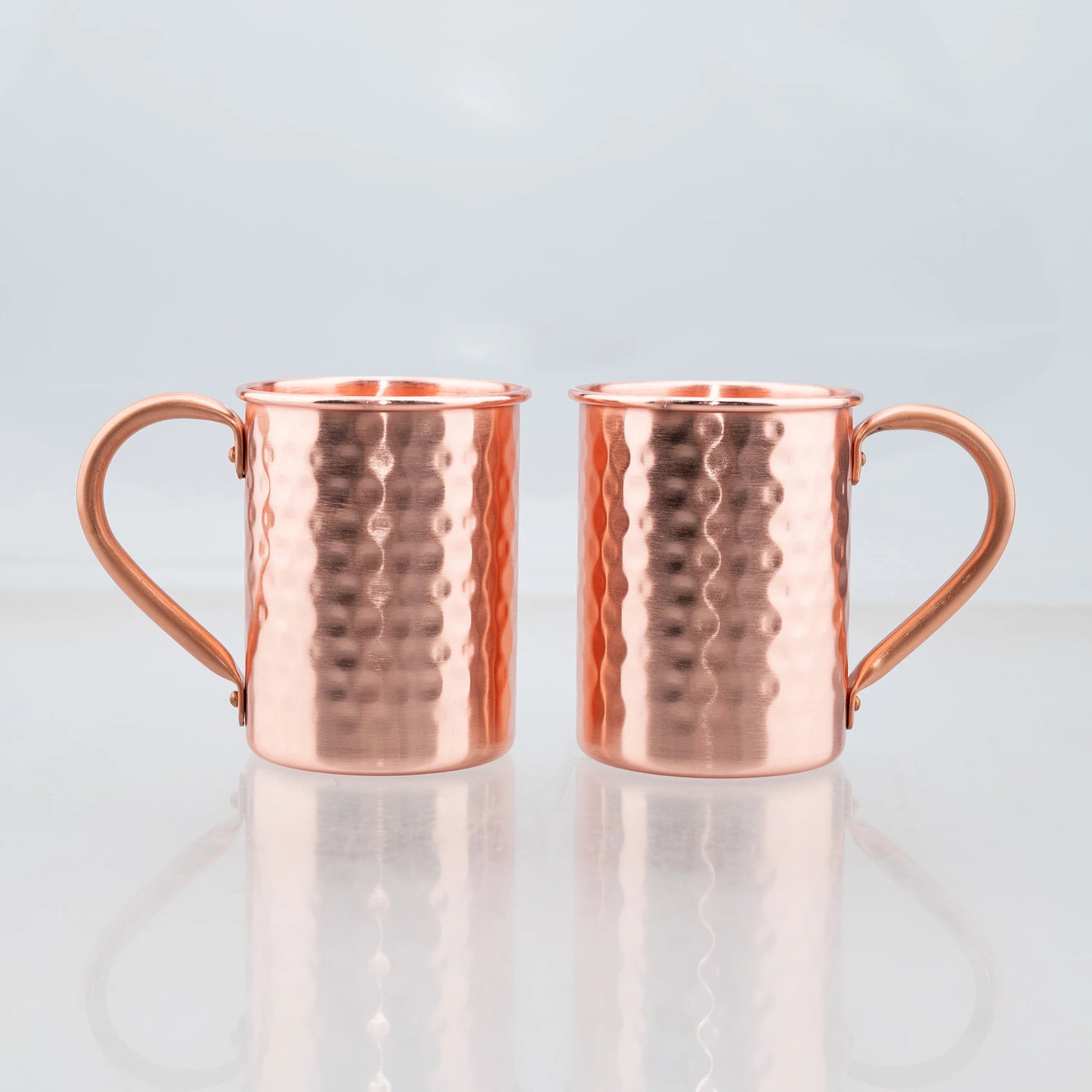 400ml Vintage Pure Copper Cup, Thickened Hammer Texture 100% Copper Breakfast Milk Coffee Mug, Handcrafted Tea Tumbler Drinkware