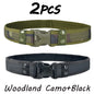 Camouflage Tactical Belt Men's Quick Release Nylon Military Belt Outdoor Combat Oxford Cloth Mountaineering Trouser Waist Belt