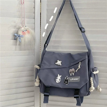 Popular Shoulder Bag Large Capacity Crossbody Bag Retro Workwear Postman Bags for Girls Handbags Fashion Casual rossbody Bags