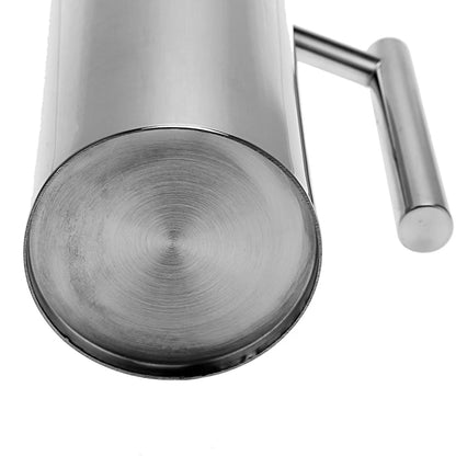 1/2L Kitchen Cold Wine Pitcher Stainless Steel Wine Juice Water Jug Ice Cold Freeze Water Pot Kettle for Restaurant Cafe Mix Bar