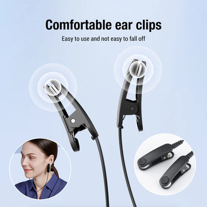 CES Fast Sleep Aid Ear Clip Type Insomnia Electrotherapy Device Relieve Anxiety Depression Migraine Head Pain Improve Sleeping