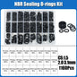 O Ring NBR Seal Washer Plumbing Gasket Thickness 1/1.5/2.0/2.4/3.1/4.0 Nitrile Butadiene Rubber Spacer Oil Resistance Oring Kit