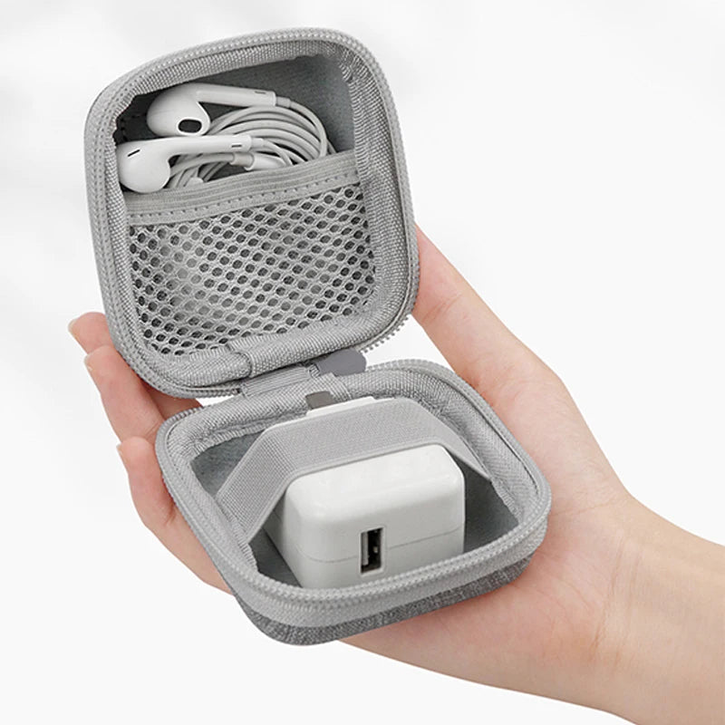 Portable Earphone Storage Bag Data Cable Organizer Bag Multifunctional Digital Gadgets Case For Charger U Disk Protective 2030