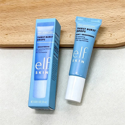 Elf Thirst Burst Drops, Brightening Moisture Gel Essence, Hydrating Pre-Makeup Primer, Nourishes Dry Skin for Smooth Base Makeup