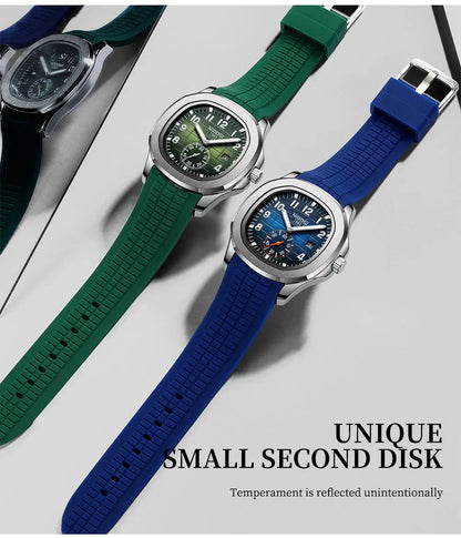 NIBOSI Sport Mens Watches Top Brand Luxury Auto Date Watch Men Waterproof Luminous AQUANAUT Quartz Watches for Men Reloj Hombre