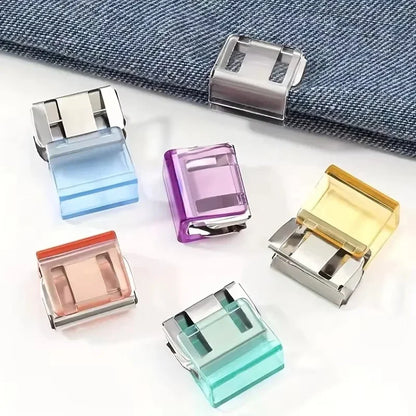 4/6/10PCS Detachable Anti Sliding Trouser Clip Invisible No Sew Concealment Buckle for DIY Sewing Craft Clothing Clips