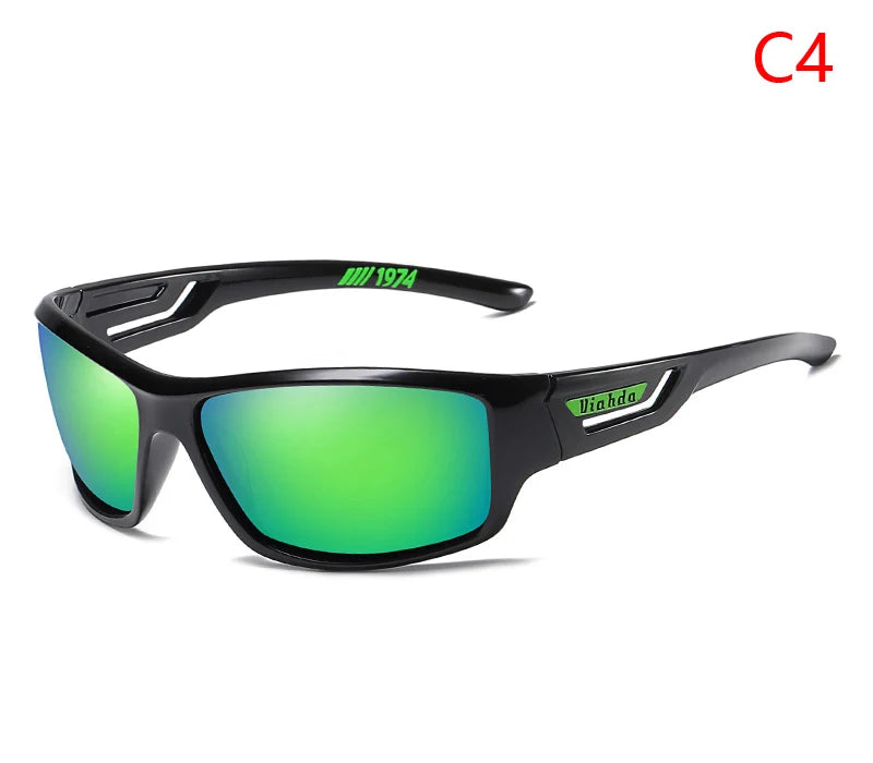 VIAHDA New Polarized Sunglasses Men Driving Sport Designer Sun Glasses Women Eyewear UV400 Without Box Fishing Hiking