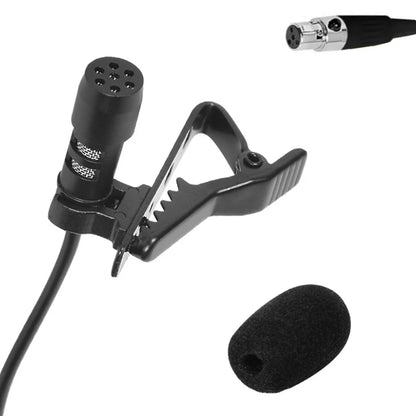 Portable 4-PIN Mini Microphone For Shure Wireless Lavalier Lapel Clip-on Microphone Audio Condenser Microphone For Meeting