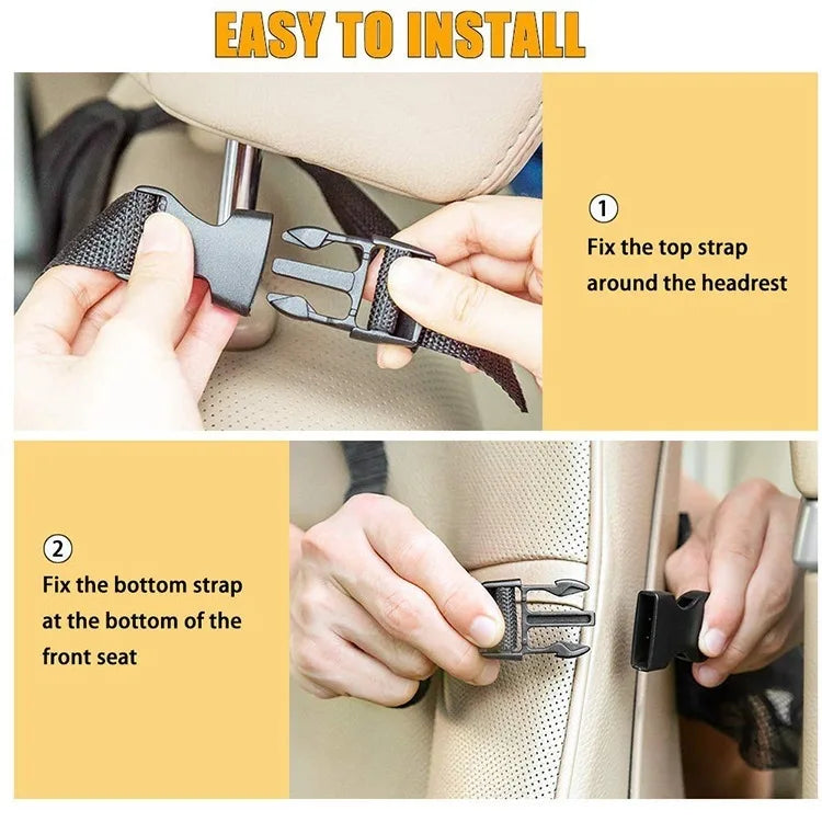 Car Backseat Organizer with Touch Screen Tablet Holder Auto Storage Pockets Cover Car Seat Back Protectors Car Accessories