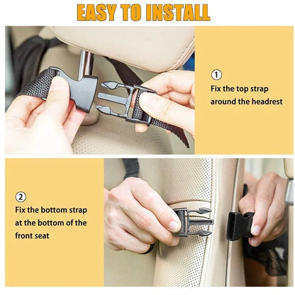 Car Backseat Organizer with Touch Screen Tablet Holder Auto Storage Pockets Cover Car Seat Back Protectors Car Accessories