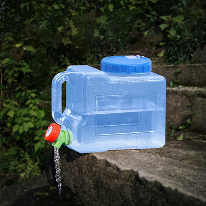 15-3L Portable Water Container with Spigot Water Storage Carrier Water Storage Container for Outdoor Camping Picnic Water Bottle