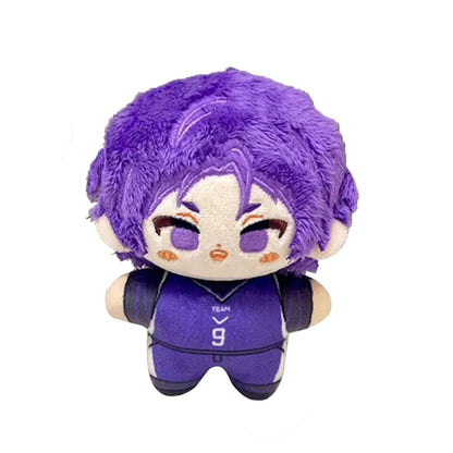Mini Anime Plush Toys Michel Caesar Mikage Reo Nagi Seishiro Chigiri Hyoma Bachira Meguru Cute Stuffed Starfish body Doll Gifts