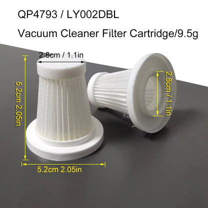 10 Pcs Handheld Vacuum Cleaner Filter Hepa LY002X LY002DBL LY003H Non woven vacuum cleaner filter element