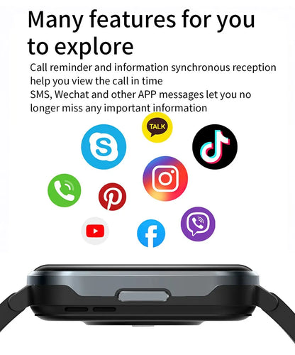LIGE Women Smart Watch I68 Waterproof Bluetooth Call Watch for Women Smartwatch Ladies Sport Fitness Tracker Watches Men Watch